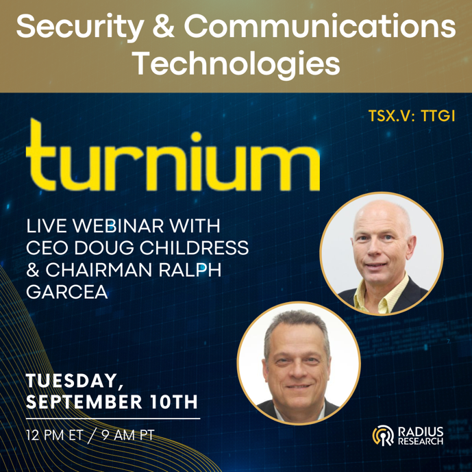 Turnium Technology Group Inc. to be Featured on Radius Research’s Pitch, Deep Dive and Q&A Webinar 1 Radius Research Event
